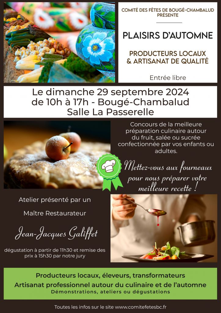 Affiche Plaisirs d'automne